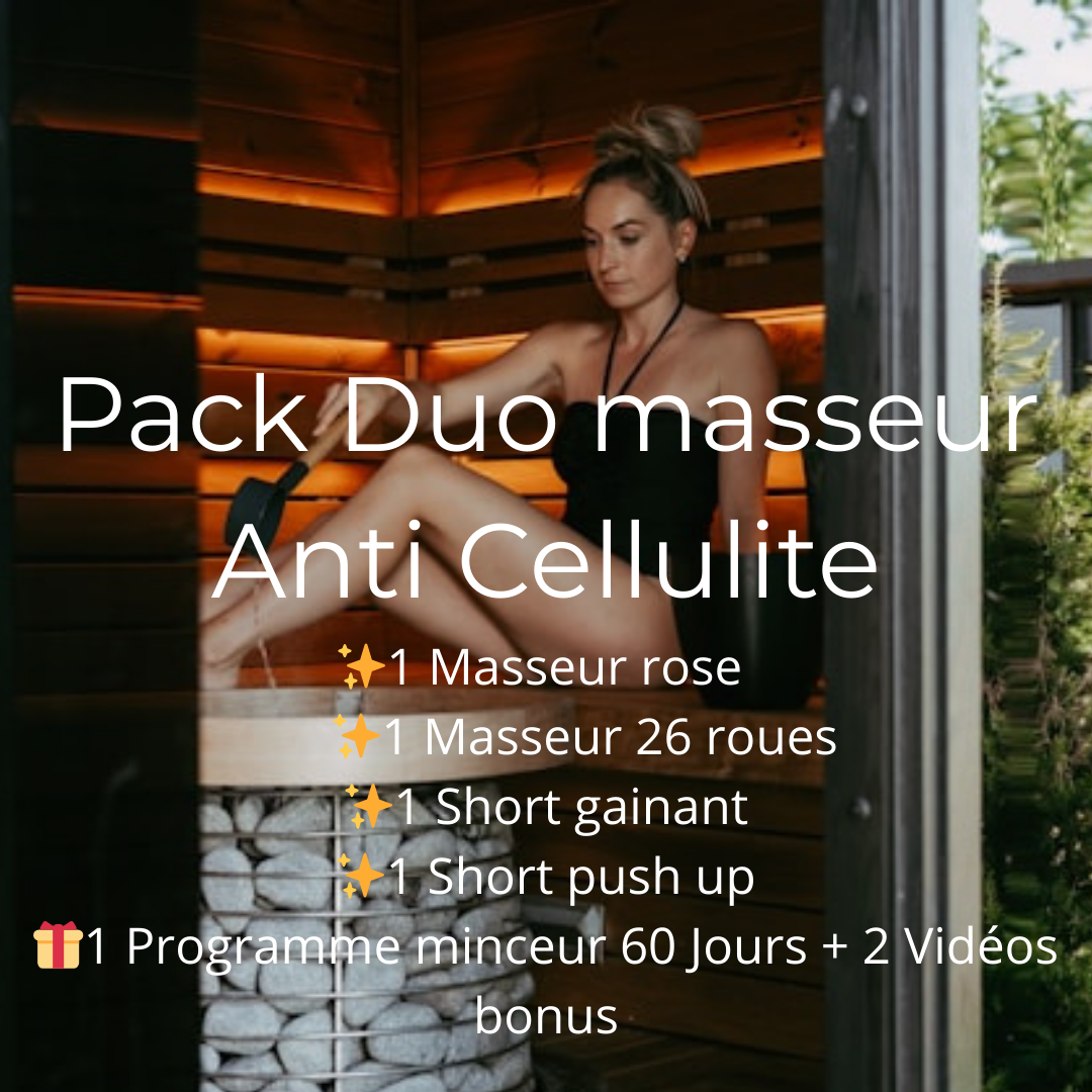 Pack Duo Masseur Anti-Cellulite - Programme 21 Jours