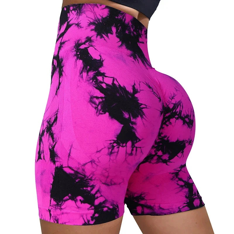 Short sport femme rose running yoga