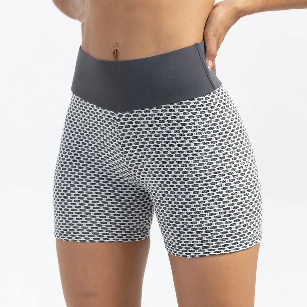Short sport femme gris cyclisme yoga
