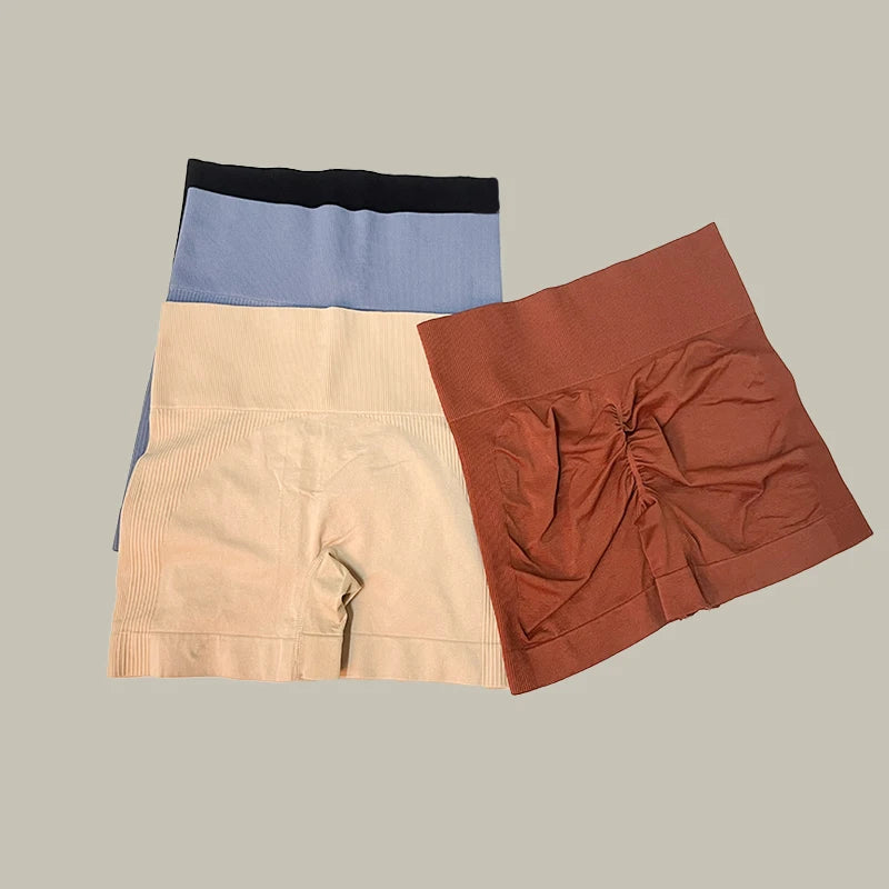 Short gym marron beige bleu noir