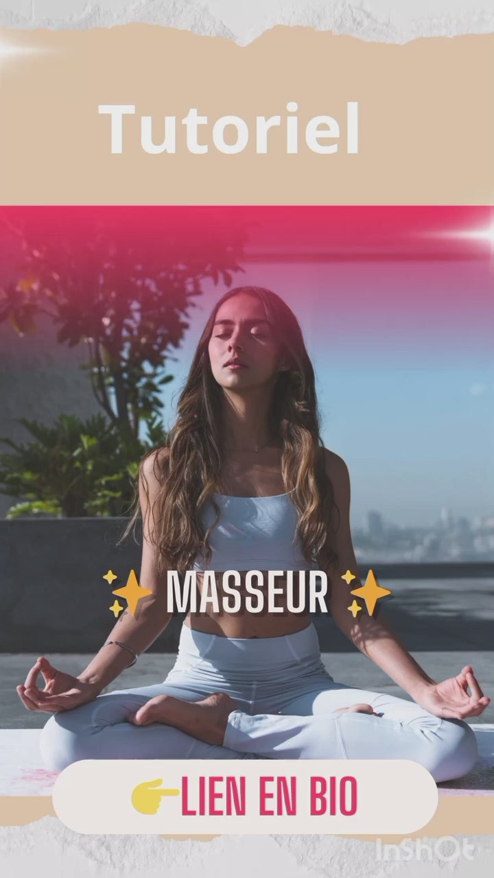 Masseur Anti-Cellulite Manuel Relax Ring - 26 Roues Massage 360°